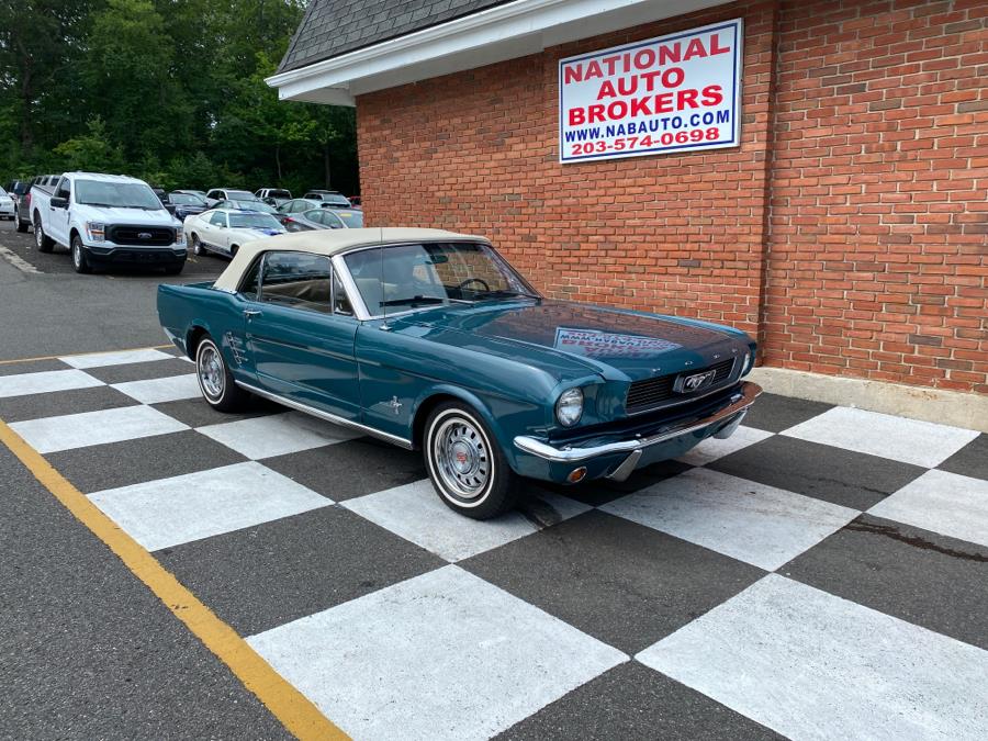 1966 Ford Mustang Convertible, available for sale in Waterbury, Connecticut | National Auto Brokers, Inc.. Waterbury, Connecticut