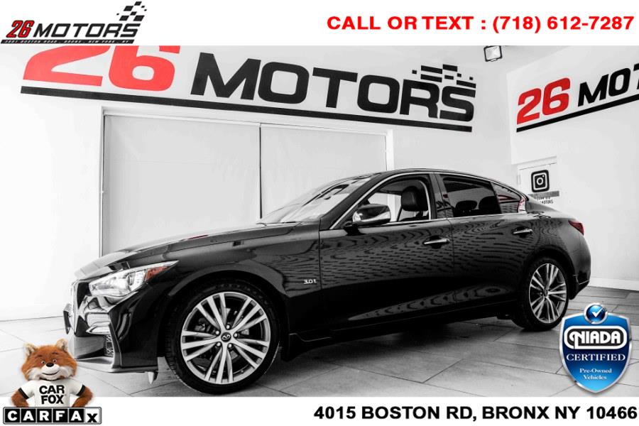 Used INFINITI Q50 3.0t LUXE AWD 2018 | 26 Motors Corp. Bronx, New York Used INFINITI Q50 3.0t LUXE AWD 2018 | 26 Motors Corp. Bronx, New York