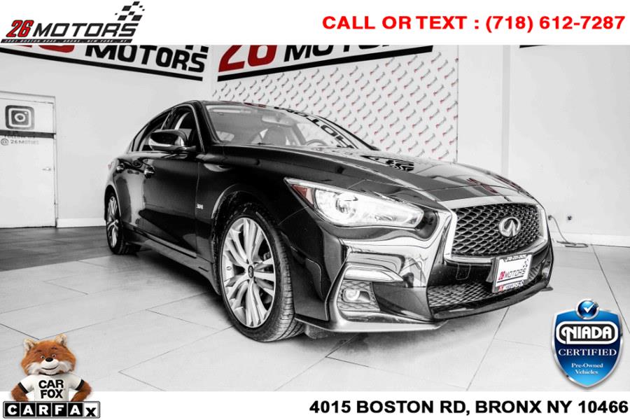Used INFINITI Q50 3.0t LUXE AWD 2018 | 26 Motors Corp. Bronx, New York Used INFINITI Q50 3.0t LUXE AWD 2018 | 26 Motors Corp. Bronx, New York