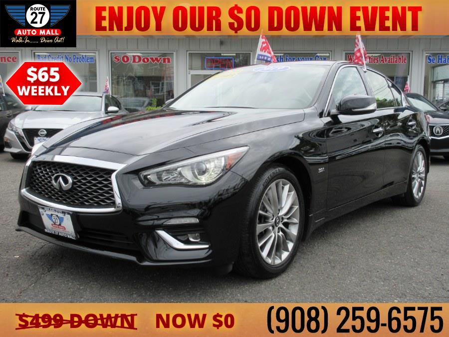 2019 INFINITI Q50 3.0t LUXE AWD, available for sale in Linden, New Jersey | Route 27 Auto Mall. Linden, New Jersey 2019 INFINITI Q50 3.0t LUXE AWD, available for sale in Linden, New Jersey | Route 27 Auto Mall. Linden, New Jersey