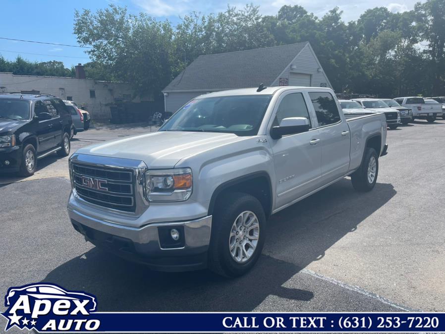 2015 GMC Sierra 1500 4WD Crew Cab 143.5" SLE, available for sale in Selden, New York | Apex Auto. Selden, New York