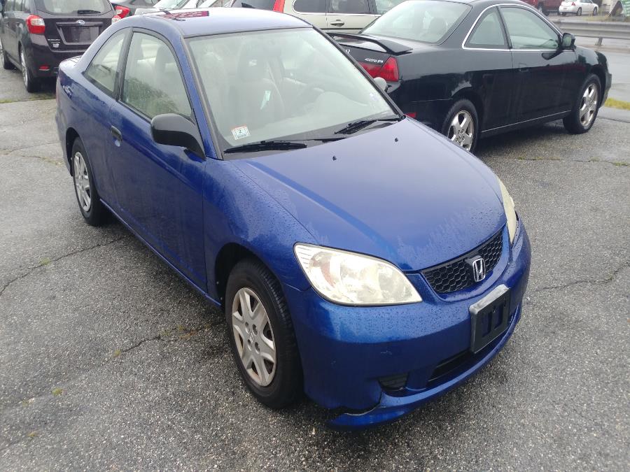 2005 Honda Civic Cpe VP AT, available for sale in Chicopee, Massachusetts | Matts Auto Mall LLC. Chicopee, Massachusetts 2005 Honda Civic Cpe VP AT, available for sale in Chicopee, Massachusetts | Matts Auto Mall LLC. Chicopee, Massachusetts