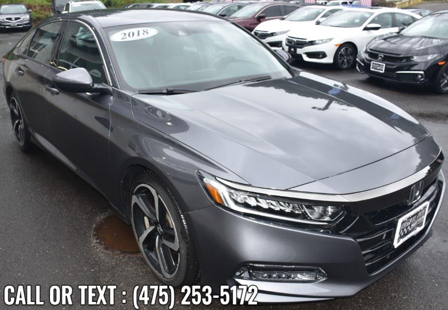 Used Honda Accord Sedan Sport 1.5T CVT 2018 | Highline Car Connection. Waterbury, Connecticut Used Honda Accord Sedan Sport 1.5T CVT 2018 | Highline Car Connection. Waterbury, Connecticut