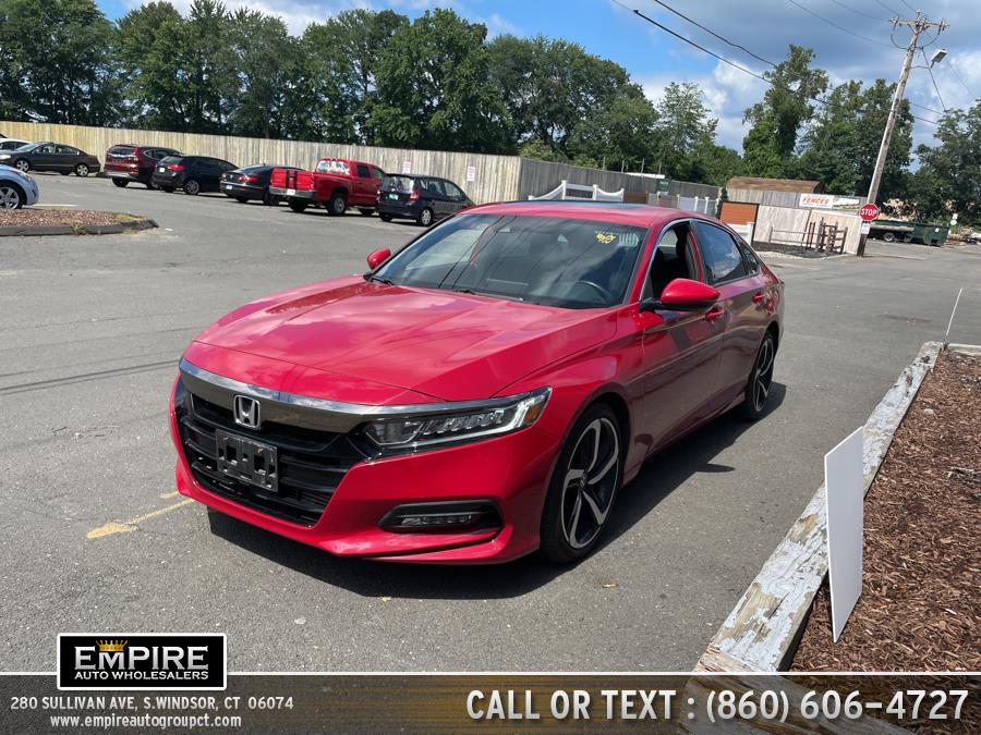 2018 Honda Accord Sedan Sport 2.0T Auto, available for sale in S.Windsor, Connecticut | Empire Auto Wholesalers. S.Windsor, Connecticut 2018 Honda Accord Sedan Sport 2.0T Auto, available for sale in S.Windsor, Connecticut | Empire Auto Wholesalers. S.Windsor, Connecticut