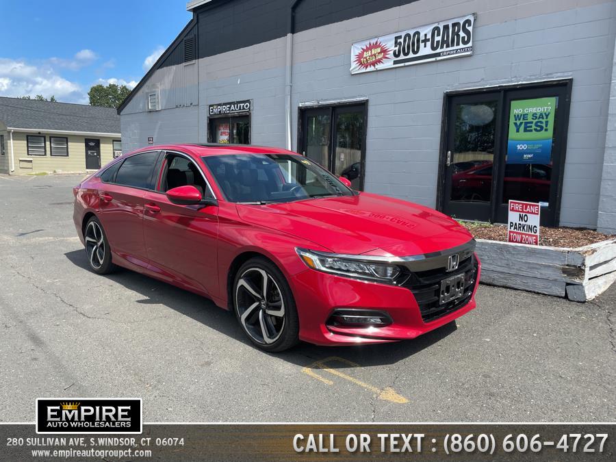 2018 Honda Accord Sedan Sport 2.0T Auto, available for sale in S.Windsor, Connecticut | Empire Auto Wholesalers. S.Windsor, Connecticut