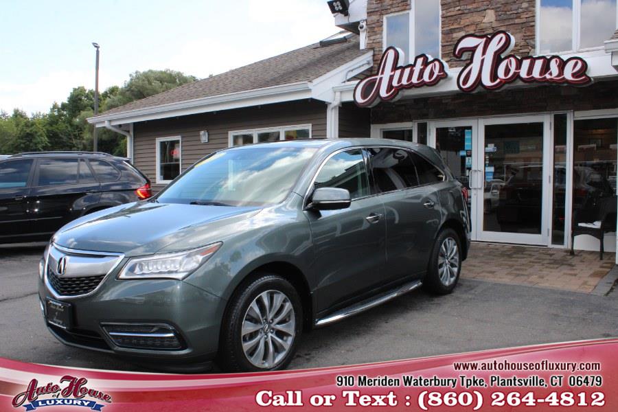 2014 Acura MDX SH-AWD 4dr Tech Pkg, available for sale in Plantsville, Connecticut | Auto House of Luxury. Plantsville, Connecticut