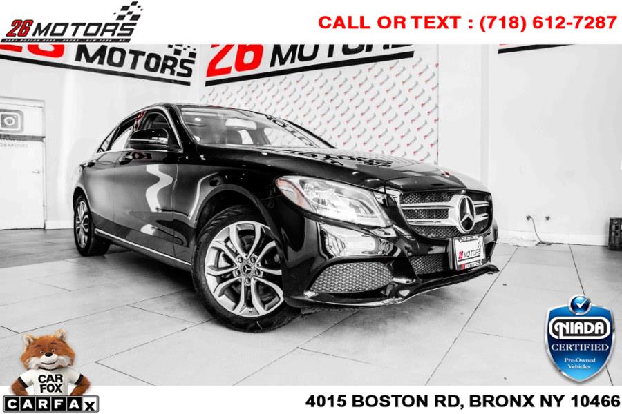 Used Mercedes-Benz C-Class C 300 4MATIC Sedan with Sport Pkg 2017 | 26 Motors Corp. Bronx, New York Used Mercedes-Benz C-Class C 300 4MATIC Sedan with Sport Pkg 2017 | 26 Motors Corp. Bronx, New York