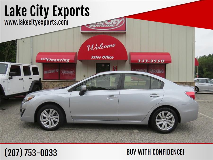 Used Subaru Impreza 2.0i Premium AWD 4dr Sedan 2016 | Lake City Exports Inc. Auburn, Maine Used Subaru Impreza 2.0i Premium AWD 4dr Sedan 2016 | Lake City Exports Inc. Auburn, Maine