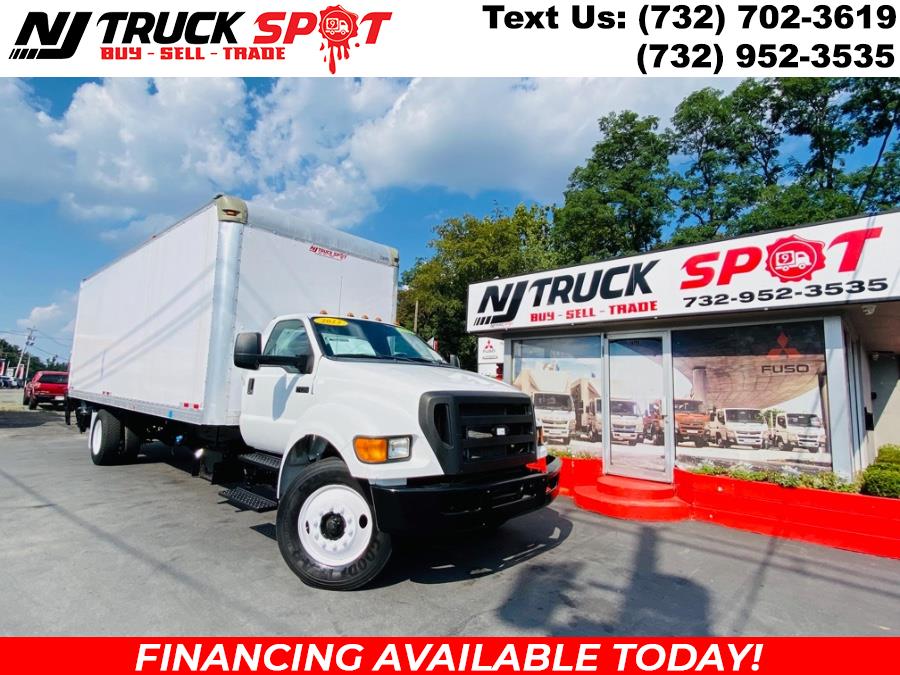 2013 Ford Super Duty F-750 Straight Frame 26 FEET DRY BOX + LIFT GATE + NO CDL, available for sale in South Amboy, New Jersey | NJ Truck Spot. South Amboy, New Jersey