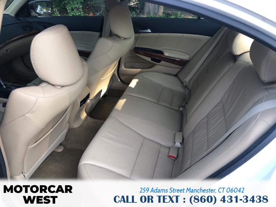 Used Honda Accord Sdn 4dr V6 Auto EX-L 2012 | Motorcar West. Manchester, Connecticut Used Honda Accord Sdn 4dr V6 Auto EX-L 2012 | Motorcar West. Manchester, Connecticut