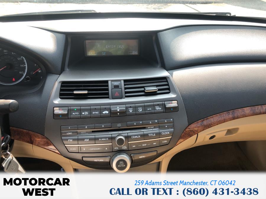 Used Honda Accord Sdn 4dr V6 Auto EX-L 2012 | Motorcar West. Manchester, Connecticut Used Honda Accord Sdn 4dr V6 Auto EX-L 2012 | Motorcar West. Manchester, Connecticut