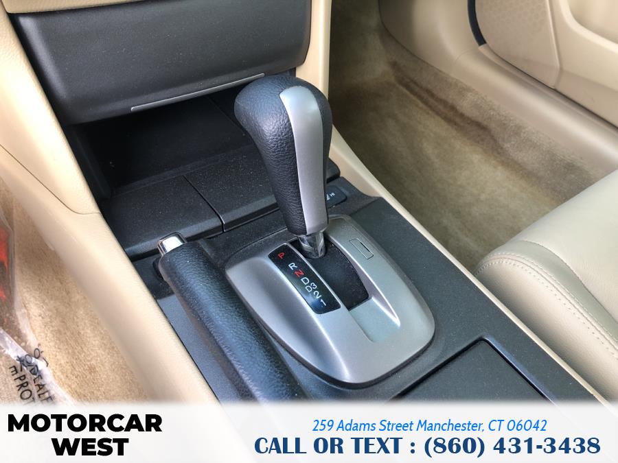 Used Honda Accord Sdn 4dr V6 Auto EX-L 2012 | Motorcar West. Manchester, Connecticut Used Honda Accord Sdn 4dr V6 Auto EX-L 2012 | Motorcar West. Manchester, Connecticut