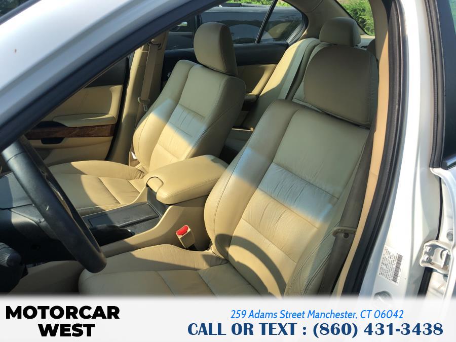 Used Honda Accord Sdn 4dr V6 Auto EX-L 2012 | Motorcar West. Manchester, Connecticut Used Honda Accord Sdn 4dr V6 Auto EX-L 2012 | Motorcar West. Manchester, Connecticut