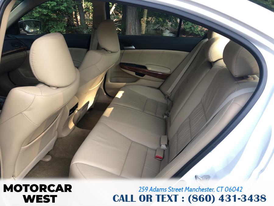 Used Honda Accord Sdn 4dr V6 Auto EX-L 2012 | Motorcar West. Manchester, Connecticut Used Honda Accord Sdn 4dr V6 Auto EX-L 2012 | Motorcar West. Manchester, Connecticut