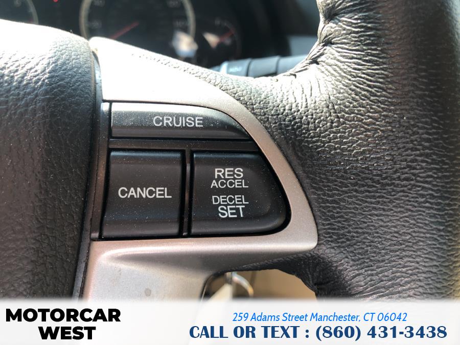 Used Honda Accord Sdn 4dr V6 Auto EX-L 2012 | Motorcar West. Manchester, Connecticut Used Honda Accord Sdn 4dr V6 Auto EX-L 2012 | Motorcar West. Manchester, Connecticut