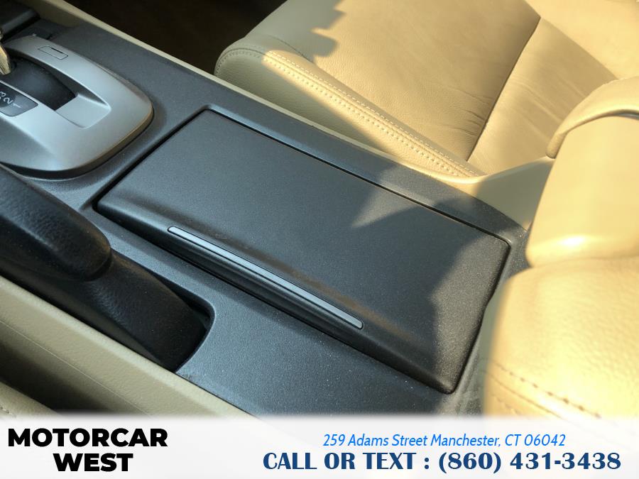 Used Honda Accord Sdn 4dr V6 Auto EX-L 2012 | Motorcar West. Manchester, Connecticut Used Honda Accord Sdn 4dr V6 Auto EX-L 2012 | Motorcar West. Manchester, Connecticut