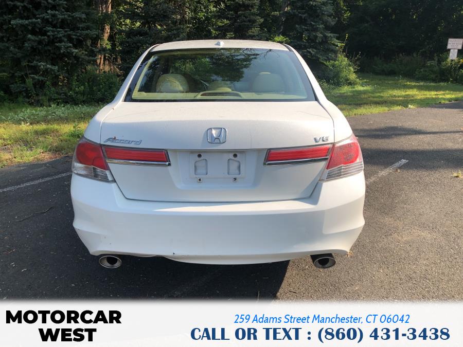 Used Honda Accord Sdn 4dr V6 Auto EX-L 2012 | Motorcar West. Manchester, Connecticut Used Honda Accord Sdn 4dr V6 Auto EX-L 2012 | Motorcar West. Manchester, Connecticut