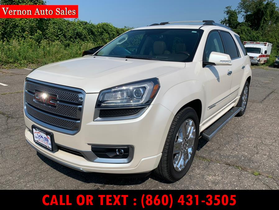 2014 GMC Acadia AWD 4dr Denali, available for sale in Manchester, Connecticut | Vernon Auto Sale & Service. Manchester, Connecticut