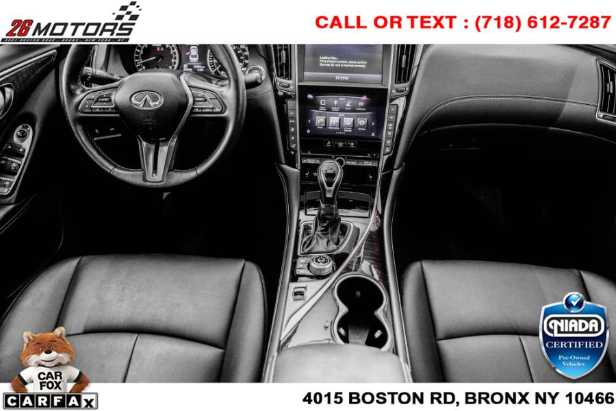 Used INFINITI Q50 3.0t LUXE AWD 2018 | 26 Motors Corp. Bronx, New York Used INFINITI Q50 3.0t LUXE AWD 2018 | 26 Motors Corp. Bronx, New York