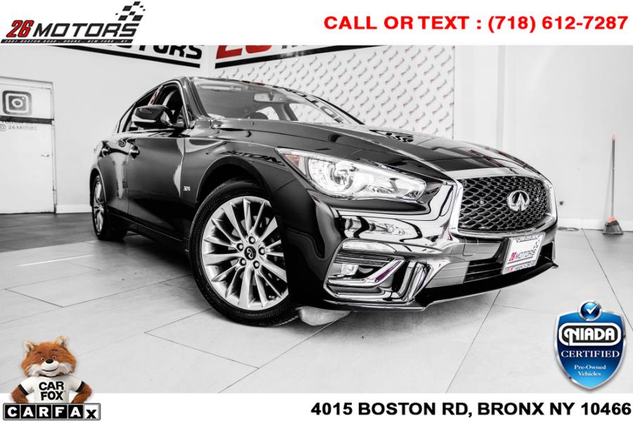 Used INFINITI Q50 3.0t LUXE AWD 2018 | 26 Motors Corp. Bronx, New York Used INFINITI Q50 3.0t LUXE AWD 2018 | 26 Motors Corp. Bronx, New York