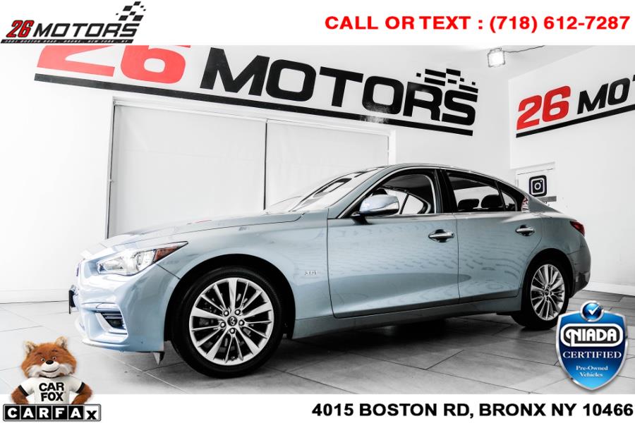 Used INFINITI Q50 3.0t LUXE AWD 2018 | 26 Motors Corp. Bronx, New York Used INFINITI Q50 3.0t LUXE AWD 2018 | 26 Motors Corp. Bronx, New York
