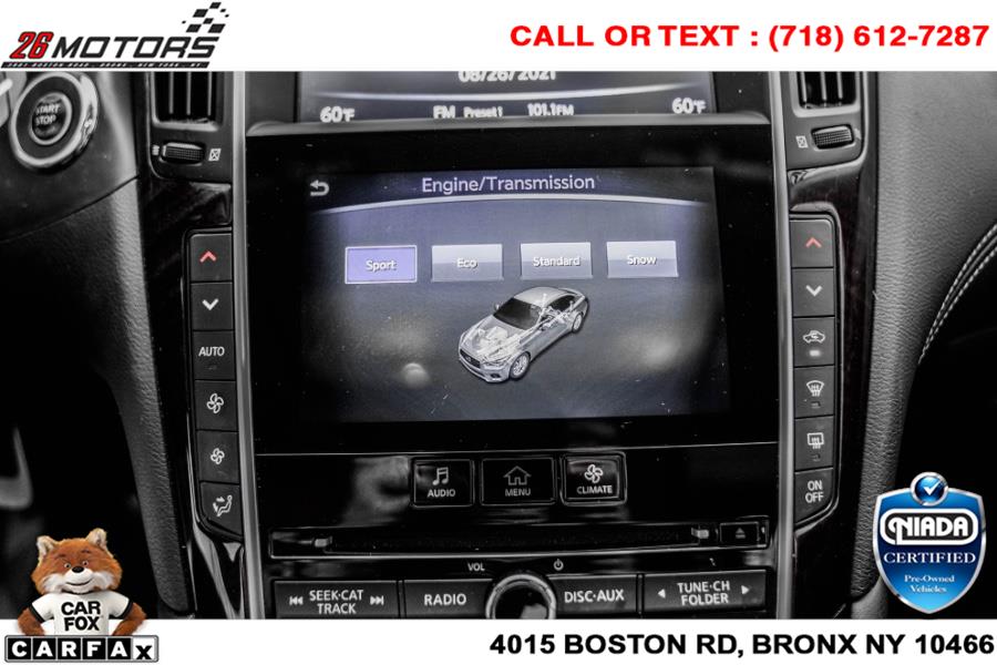 Used INFINITI Q50 3.0t LUXE AWD 2018 | 26 Motors Corp. Bronx, New York Used INFINITI Q50 3.0t LUXE AWD 2018 | 26 Motors Corp. Bronx, New York