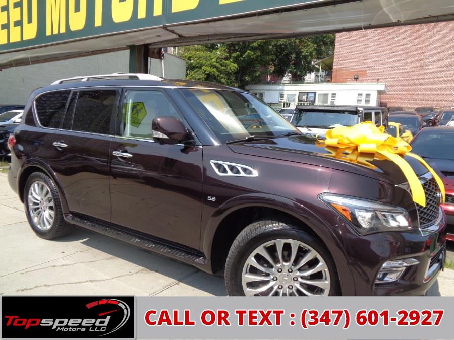 Used INFINITI QX80 4WD Rear Entertainment Technology 2015 | Top Speed Motors LLC. Jamaica, New York Used INFINITI QX80 4WD Rear Entertainment Technology 2015 | Top Speed Motors LLC. Jamaica, New York
