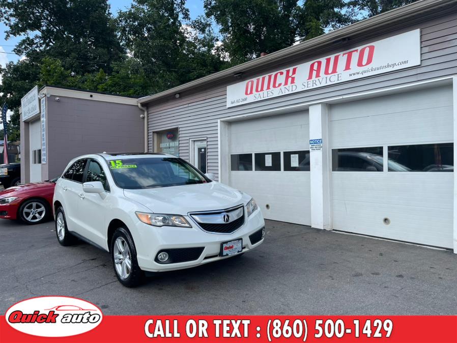 Used Acura RDX AWD 4dr Tech Pkg 2015 | Quick Auto LLC. Bristol, Connecticut Used Acura RDX AWD 4dr Tech Pkg 2015 | Quick Auto LLC. Bristol, Connecticut