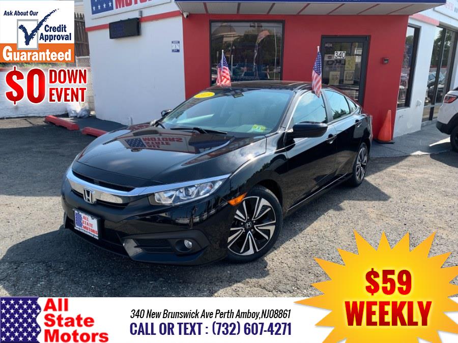 2016 Honda Civic Sedan 4dr CVT EX-L, available for sale in Perth Amboy, New Jersey | All State Motor Inc. Perth Amboy, New Jersey