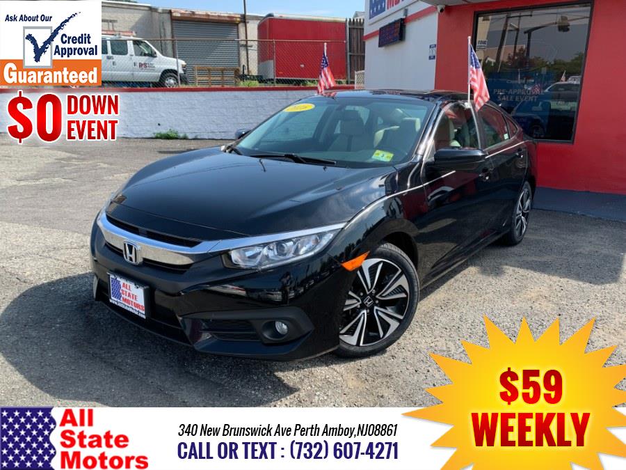 2016 Honda Civic Sedan 4dr CVT EX-L, available for sale in Perth Amboy, New Jersey | All State Motor Inc. Perth Amboy, New Jersey 2016 Honda Civic Sedan 4dr CVT EX-L, available for sale in Perth Amboy, New Jersey | All State Motor Inc. Perth Amboy, New Jersey