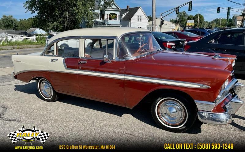 1956 Chevrolet Belair -, available for sale in Worcester, Massachusetts | Rally Motor Sports. Worcester, Massachusetts 1956 Chevrolet Belair -, available for sale in Worcester, Massachusetts | Rally Motor Sports. Worcester, Massachusetts