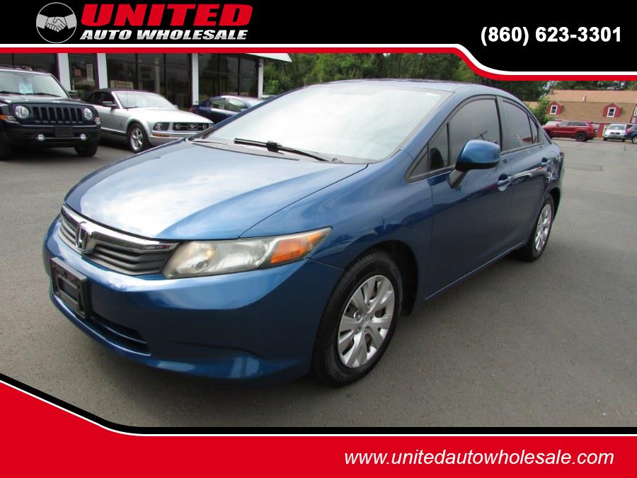 Used Honda Civic Sdn 4dr Auto LX 2012 | United Auto Sales of E Windsor, Inc. East Windsor, Connecticut Used Honda Civic Sdn 4dr Auto LX 2012 | United Auto Sales of E Windsor, Inc. East Windsor, Connecticut
