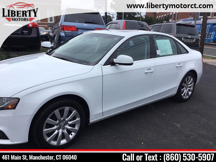 Used Audi A4 4dr Sdn Auto quattro 2.0T Premium 2012 | Liberty Motors. Manchester, Connecticut Used Audi A4 4dr Sdn Auto quattro 2.0T Premium 2012 | Liberty Motors. Manchester, Connecticut