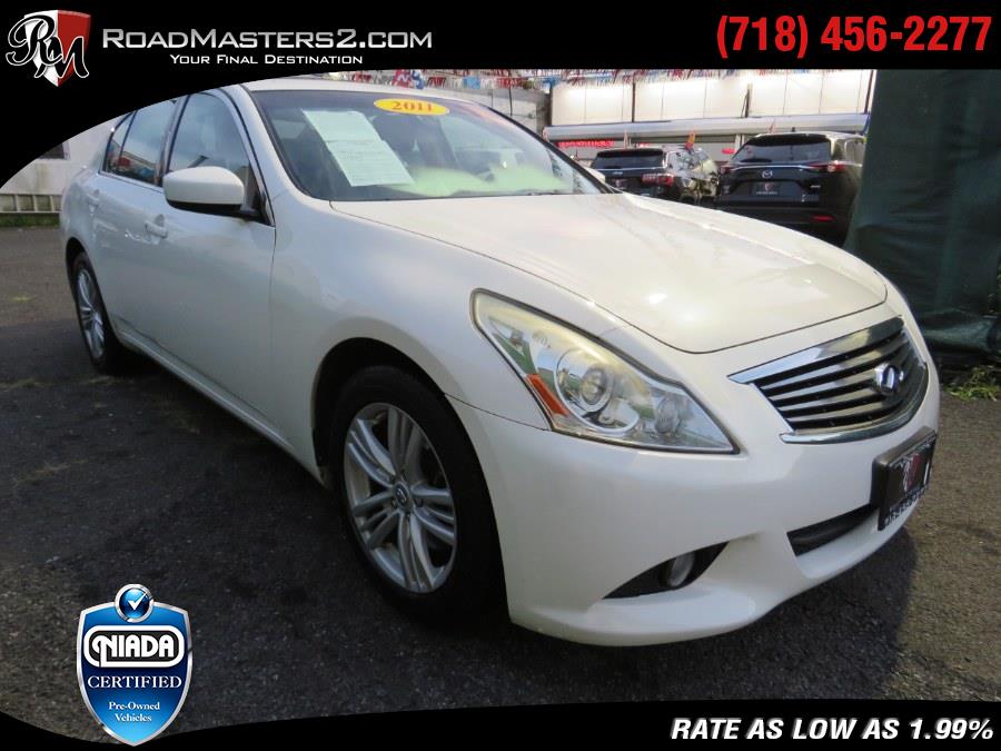 2011 Infiniti G37 Sedan 4dr x AWD, available for sale in Middle Village, New York | Road Masters II INC. Middle Village, New York 2011 Infiniti G37 Sedan 4dr x AWD, available for sale in Middle Village, New York | Road Masters II INC. Middle Village, New York