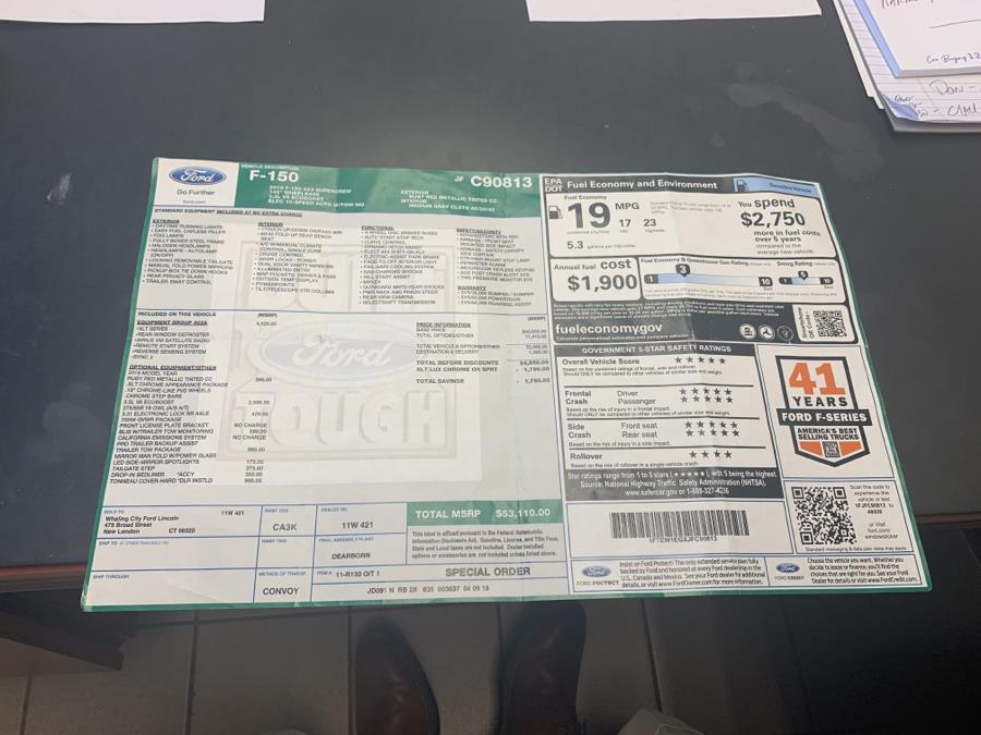 Used Ford F-150 XLT 4WD SuperCrew 6.5'' Box 2018 | TJ Motors. New London, Connecticut Used Ford F-150 XLT 4WD SuperCrew 6.5'' Box 2018 | TJ Motors. New London, Connecticut