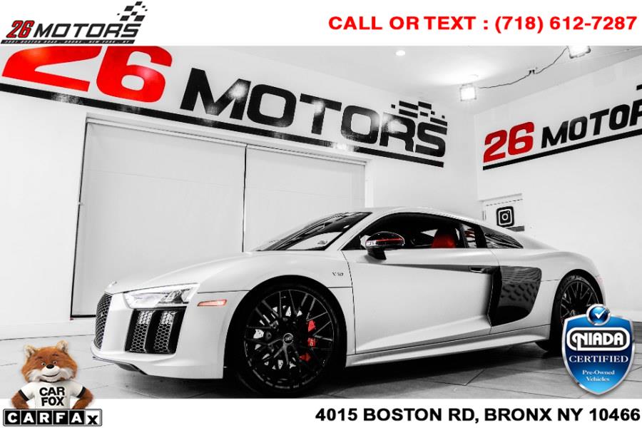 Used Audi R8 Coupe V10 RWD 2018 | 26 Motors Corp. Bronx, New York Used Audi R8 Coupe V10 RWD 2018 | 26 Motors Corp. Bronx, New York