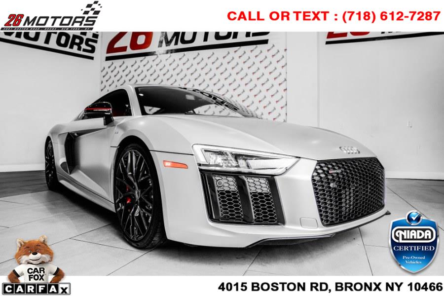 Used Audi R8 Coupe V10 RWD 2018 | 26 Motors Corp. Bronx, New York Used Audi R8 Coupe V10 RWD 2018 | 26 Motors Corp. Bronx, New York
