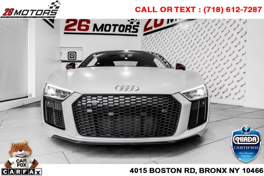 Used Audi R8 Coupe V10 RWD 2018 | 26 Motors Corp. Bronx, New York Used Audi R8 Coupe V10 RWD 2018 | 26 Motors Corp. Bronx, New York