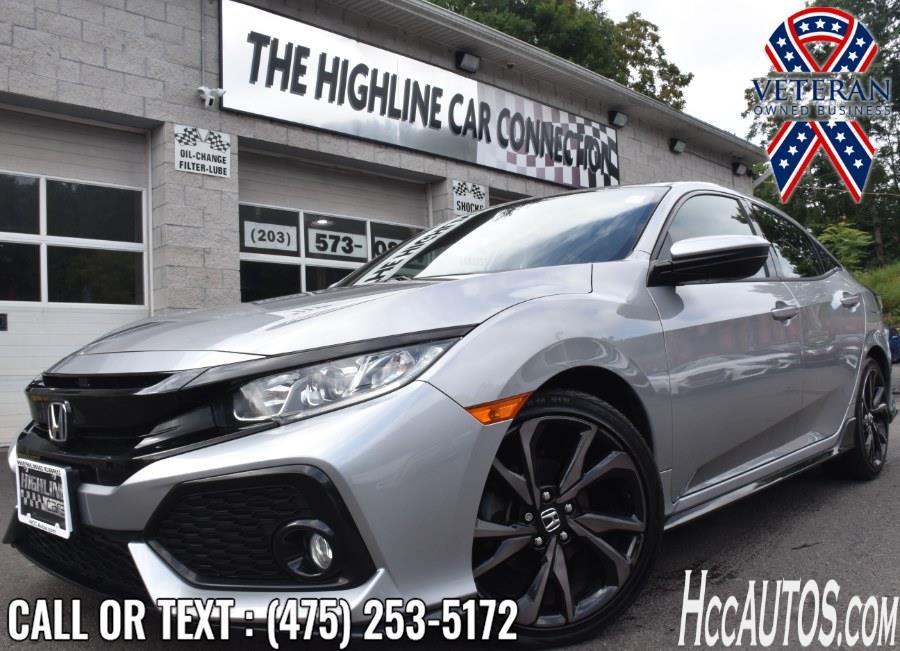 2018 Honda Civic Hatchback Sport CVT, available for sale in Waterbury, Connecticut | Highline Car Connection. Waterbury, Connecticut