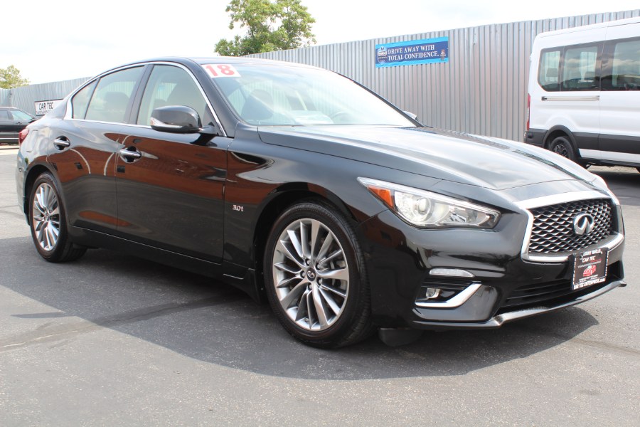 Used INFINITI Q50 3.0t LUXE AWD 2018 | Car Tec Enterprise Leasing & Sales LLC. Deer Park, New York Used INFINITI Q50 3.0t LUXE AWD 2018 | Car Tec Enterprise Leasing & Sales LLC. Deer Park, New York