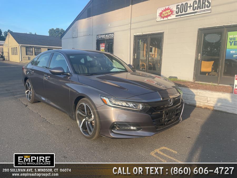 2018 Honda Accord Sedan Sport 1.5T CVT, available for sale in S.Windsor, Connecticut | Empire Auto Wholesalers. S.Windsor, Connecticut 2018 Honda Accord Sedan Sport 1.5T CVT, available for sale in S.Windsor, Connecticut | Empire Auto Wholesalers. S.Windsor, Connecticut
