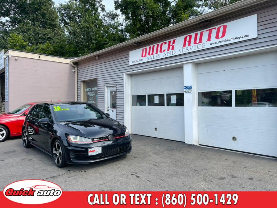 Used Volkswagen Golf GTI 4dr HB Man SE 2016 | Quick Auto LLC. Bristol, Connecticut Used Volkswagen Golf GTI 4dr HB Man SE 2016 | Quick Auto LLC. Bristol, Connecticut