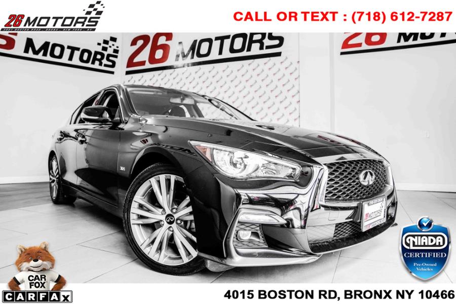 Used INFINITI Q50 3.0t LUXE AWD 2019 | 26 Motors Corp. Bronx, New York Used INFINITI Q50 3.0t LUXE AWD 2019 | 26 Motors Corp. Bronx, New York