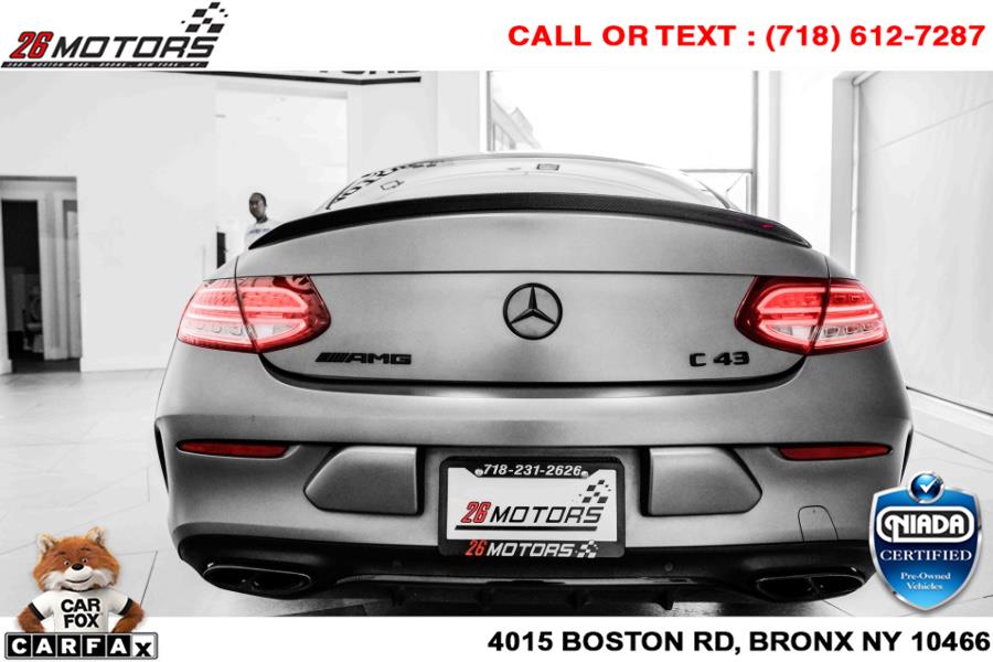 Used Mercedes-Benz C-Class AMG C 43 4MATIC Coupe 2018 | 26 Motors Corp. Bronx, New York Used Mercedes-Benz C-Class AMG C 43 4MATIC Coupe 2018 | 26 Motors Corp. Bronx, New York