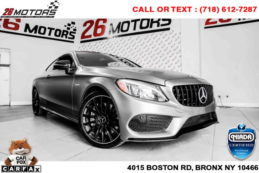 Used Mercedes-Benz C-Class AMG C 43 4MATIC Coupe 2018 | 26 Motors Corp. Bronx, New York Used Mercedes-Benz C-Class AMG C 43 4MATIC Coupe 2018 | 26 Motors Corp. Bronx, New York