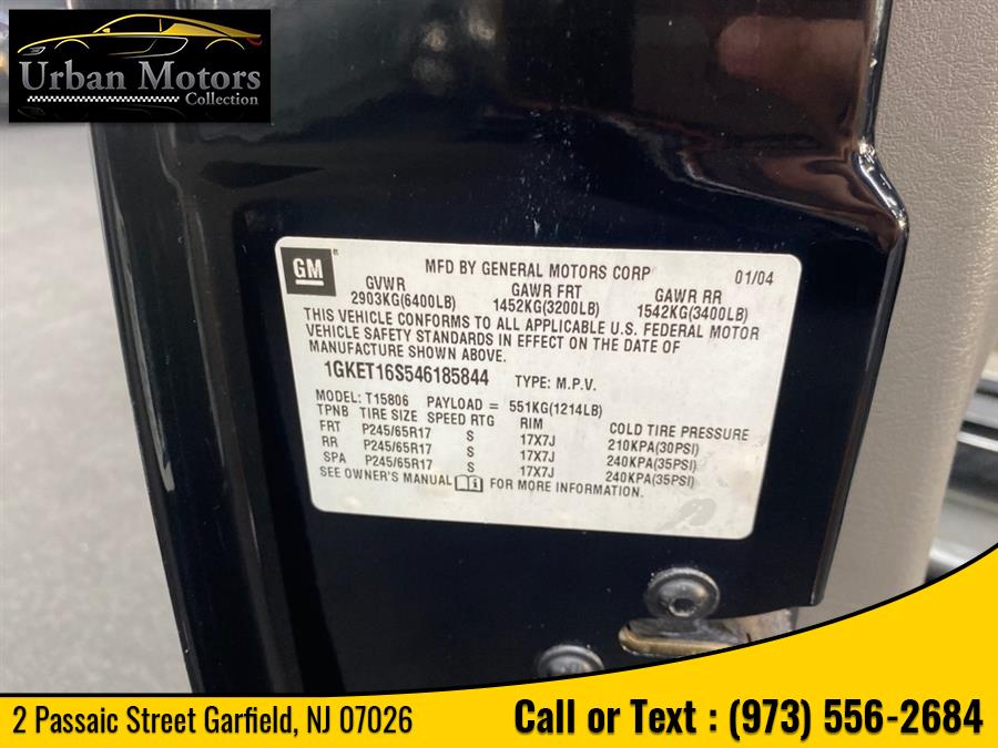 Used GMC Envoy Xl SLT 2004 | Urban Motors Collection. Garfield, New Jersey Used GMC Envoy Xl SLT 2004 | Urban Motors Collection. Garfield, New Jersey
