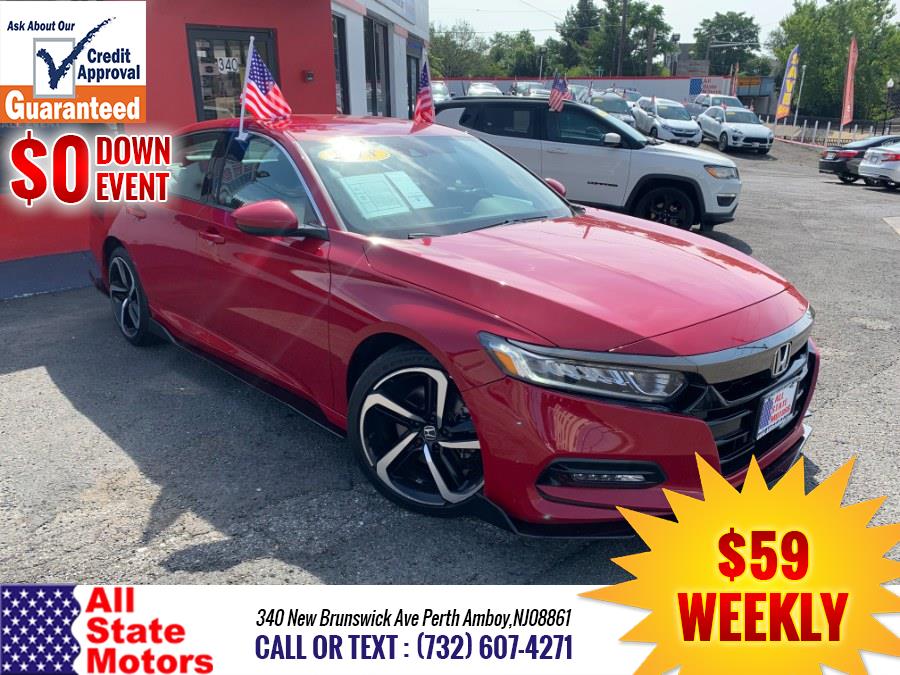 2018 Honda Accord Sedan Sport 1.5T CVT, available for sale in Perth Amboy, New Jersey | All State Motor Inc. Perth Amboy, New Jersey 2018 Honda Accord Sedan Sport 1.5T CVT, available for sale in Perth Amboy, New Jersey | All State Motor Inc. Perth Amboy, New Jersey
