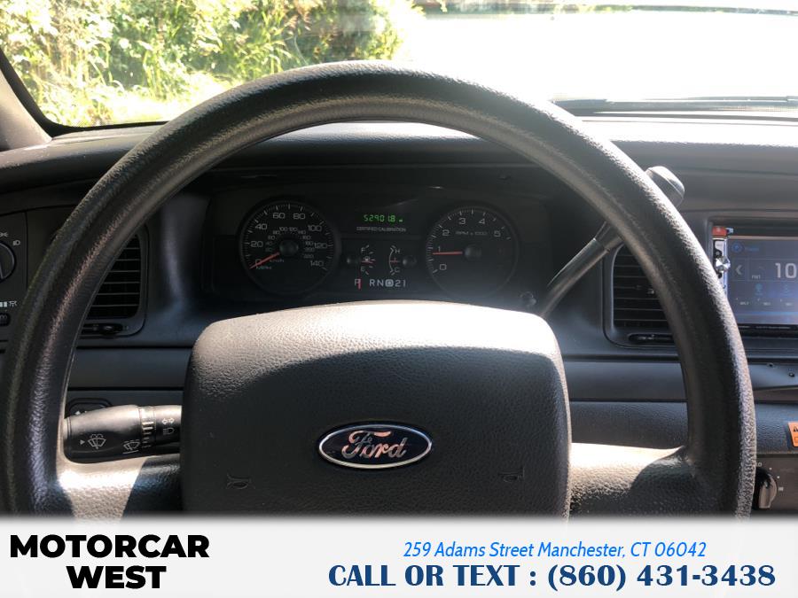 2009 Ford Police Interceptor 4dr Sdn w/3.27 Axle, available for sale in Manchester, Connecticut | Motorcar West. Manchester, Connecticut 2009 Ford Police Interceptor 4dr Sdn w/3.27 Axle, available for sale in Manchester, Connecticut | Motorcar West. Manchester, Connecticut