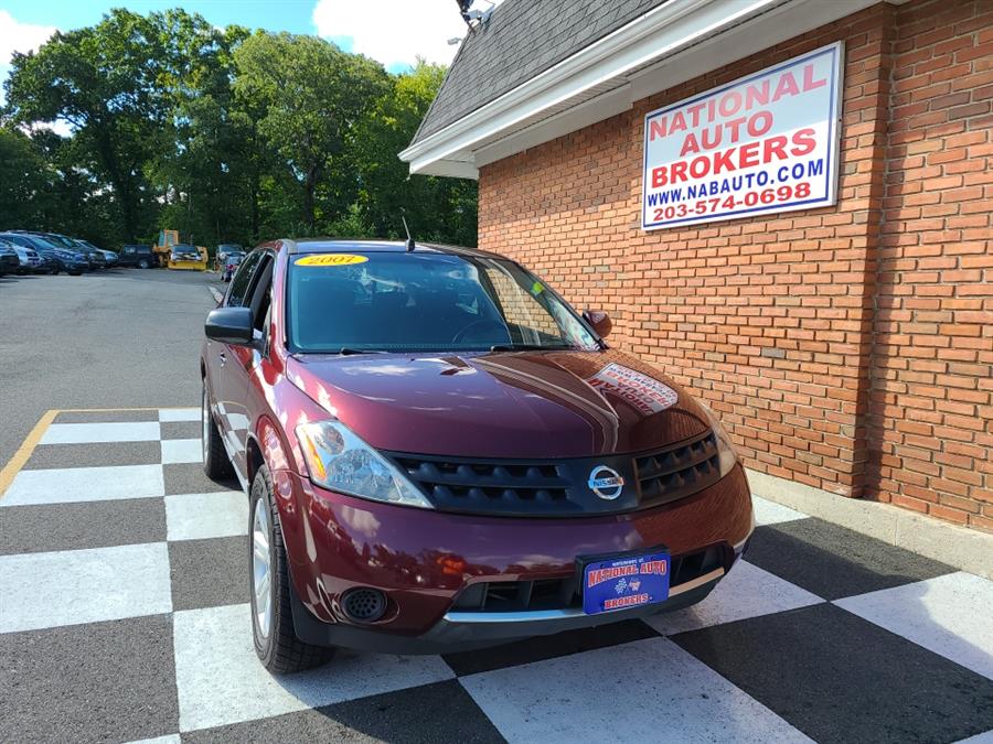2007 Nissan Murano AWD 4dr SL, available for sale in Waterbury, Connecticut | National Auto Brokers, Inc.. Waterbury, Connecticut