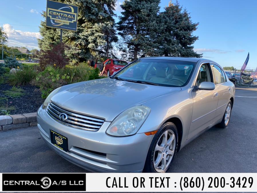 2003 Infiniti G35 Sedan 4dr Sdn Auto w/Leather, available for sale in East Windsor, Connecticut | Central A/S LLC. East Windsor, Connecticut